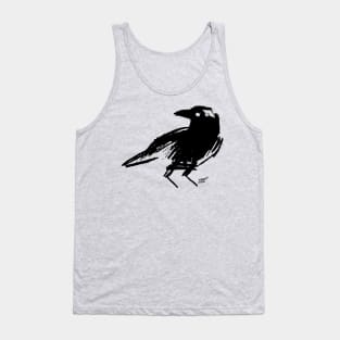 Crow in the snow Tank Top